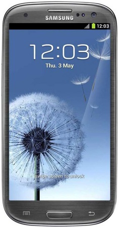 Смартфон Samsung Galaxy S3 GT-I9300 16Gb Titanium grey - Нижнекамск